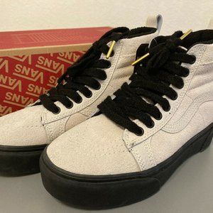 Vans Sk8-Hi Platform M Moonbeam/Black MTE Size 5 Women's NWOB